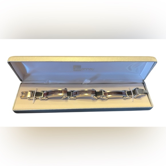 jcpenney Other - NIB Men’s Stainless Steel 2 Tone Bracelet